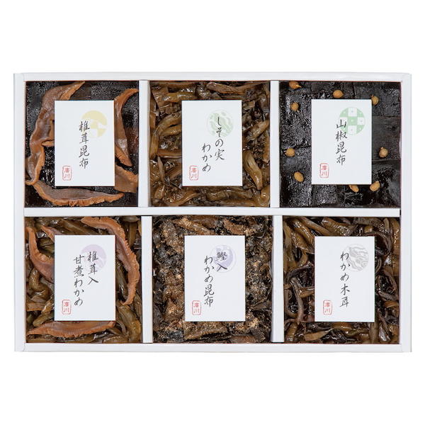 [廣川昆布]御昆布 6品佃煮詰合せ