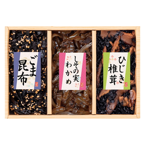 [廣川昆布]風味彩々 3品佃煮詰合せ
