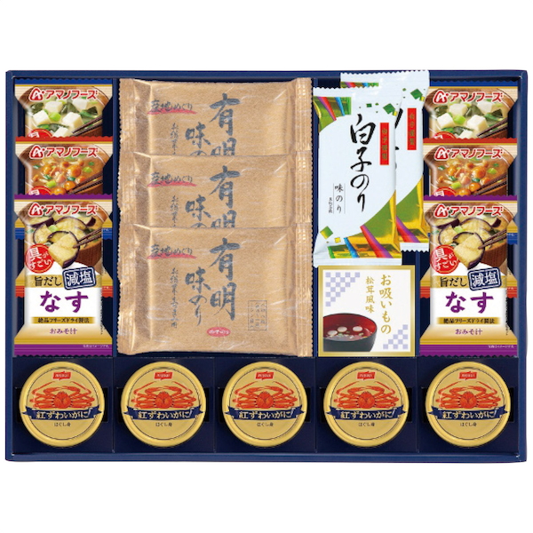 [味之庵]永谷園＆白子のり＆アマノフーズ詰合せ