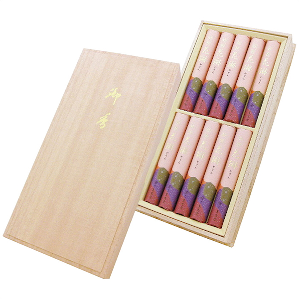 [薫寿堂 ]特撰花琳 桐箱 短寸10束