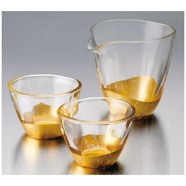 [箔一]貫入酒器セット