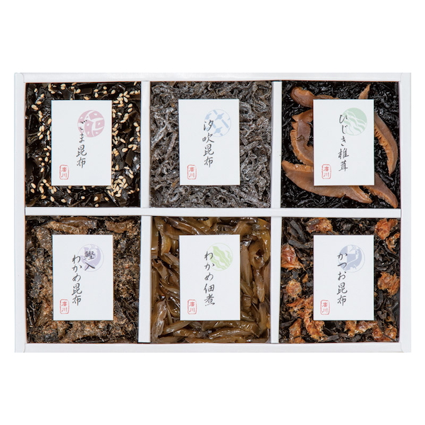 [廣川昆布]御昆布 6品佃煮詰合せ