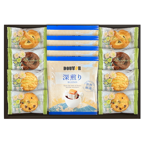 ドトールコーヒと4種類のクッキー詰合せ