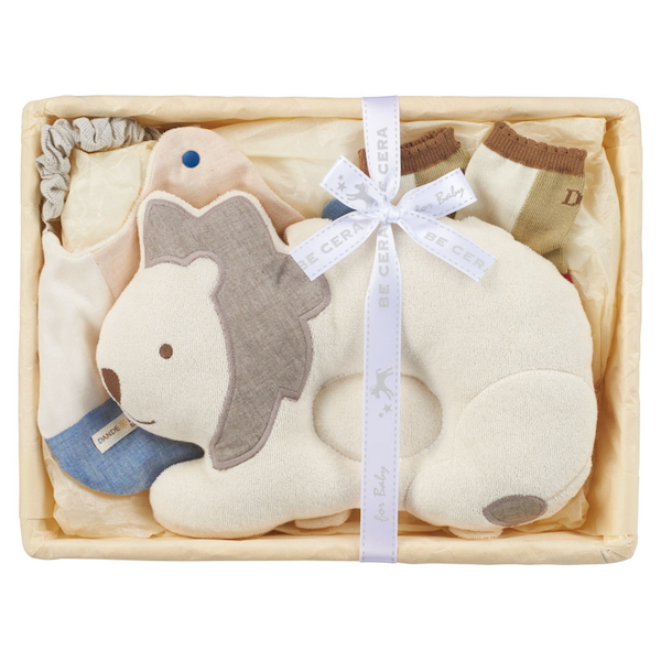 [ダンデライオン]出産お祝いピロースタイセットライオン