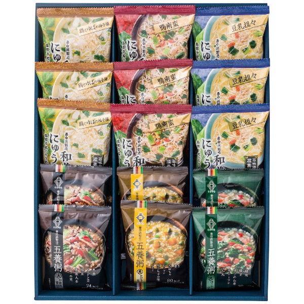 [養命酒製造]和養生にゅうめん3種と五養粥3種 15食セット