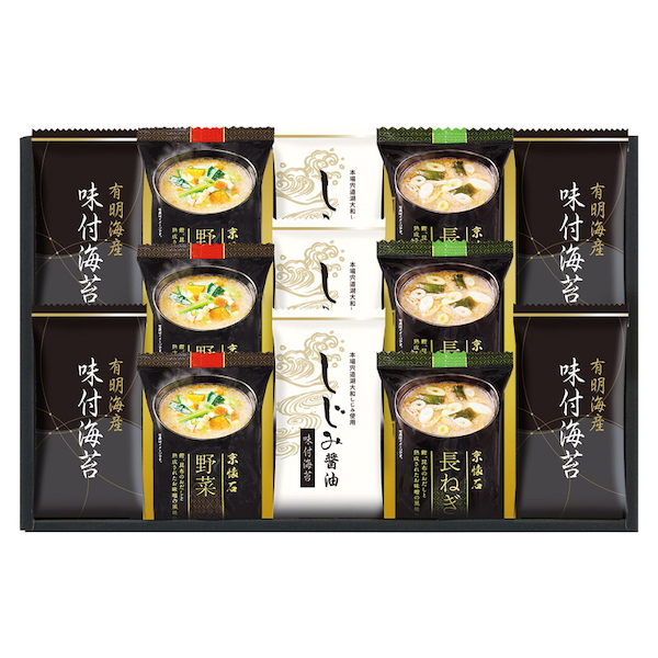 マルコメフリーズドライみそ汁&有明海産味付海苔セット