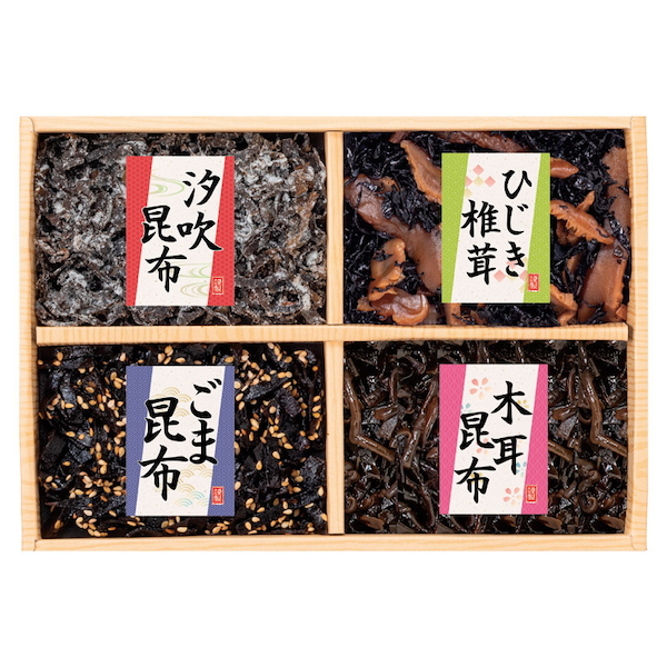 [廣川昆布]風味彩々 4品佃煮詰合せ