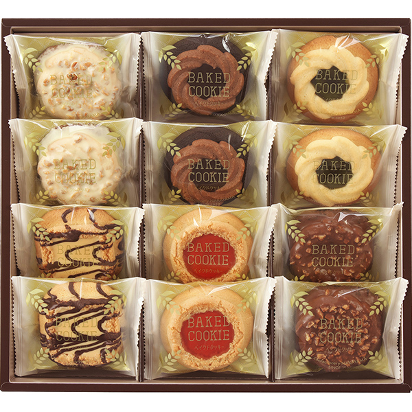 ★残りわずか★【最短発送可能】[中山製菓]ベイクドクッキー12個