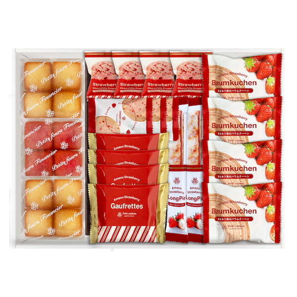 あまおう苺バウムクーヘン＆プチガトー　ギフトボックス