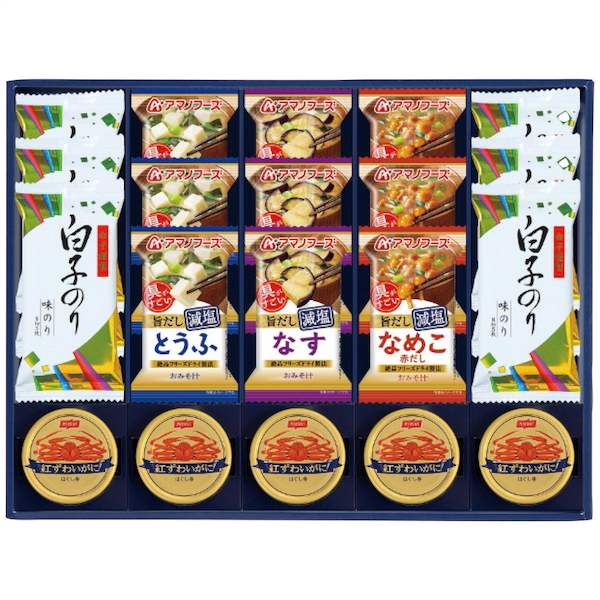 [味之庵]アマノフーズ＆白子のり詰合せ