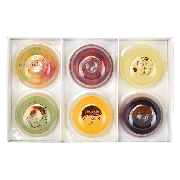 [たかはたファーム]フルーツゼリー･ダブルテイスト6個詰合せ