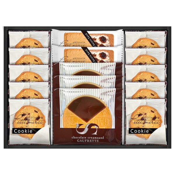 キャラメルレーズンサンド&ざっくりクッキー・ゴーフレット詰合せ