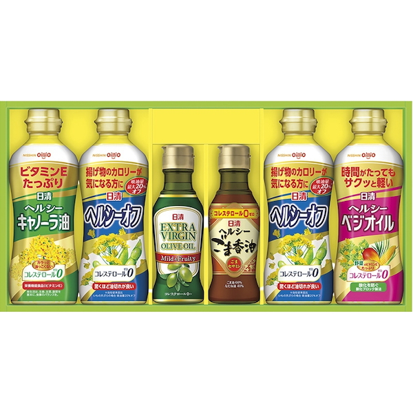 [日清オイリオ]オリーブオイル＆バラエティオイルギフト