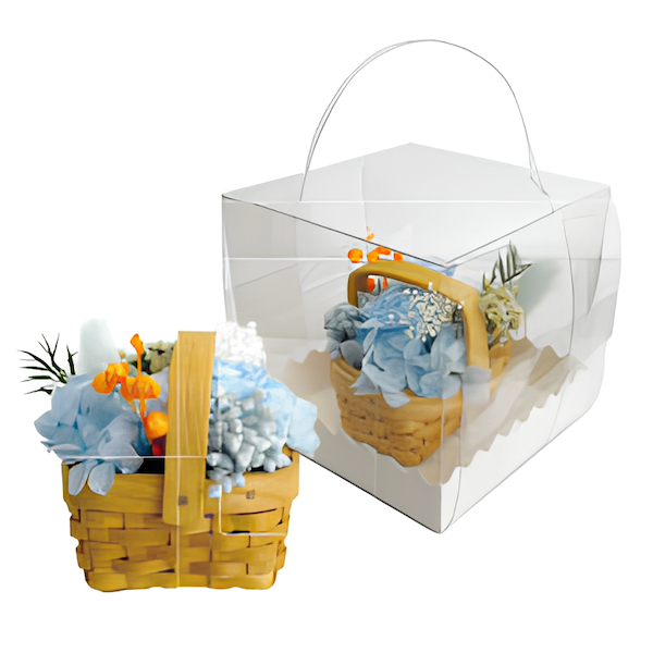 [Q-FLA]バスケットアレンジ ブルー