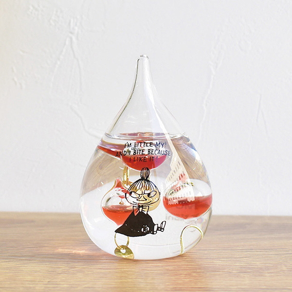 [ムーミン]リトルミイ ガラスフロート温度計 しずく