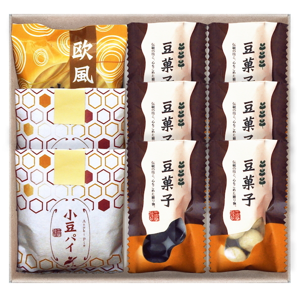 【早割対象10％OFF】小豆パイ・欧風せんべい和菓子詰合せ 通常価格:2,160円(税込)