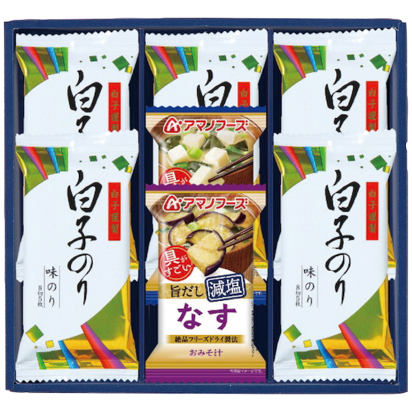[味之庵]アマノフーズ＆白子味のり詰合せ