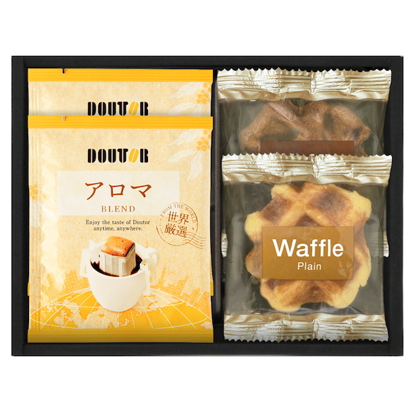 ドトールコーヒー&2種類のベルギーワッフルコンボ