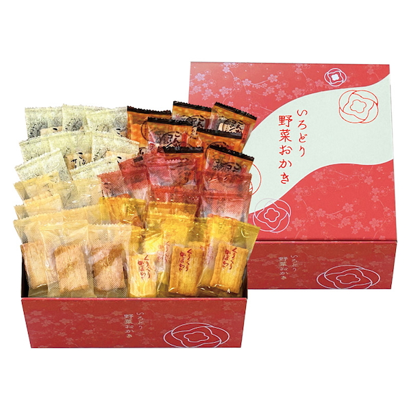 【最短発送可能/送料無料】いろどり野菜おかき
