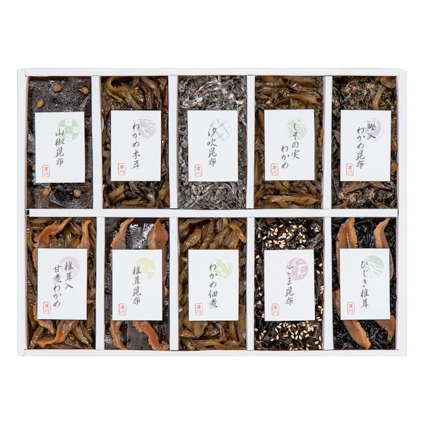 [廣川昆布]御昆布 佃煮10品詰合せ