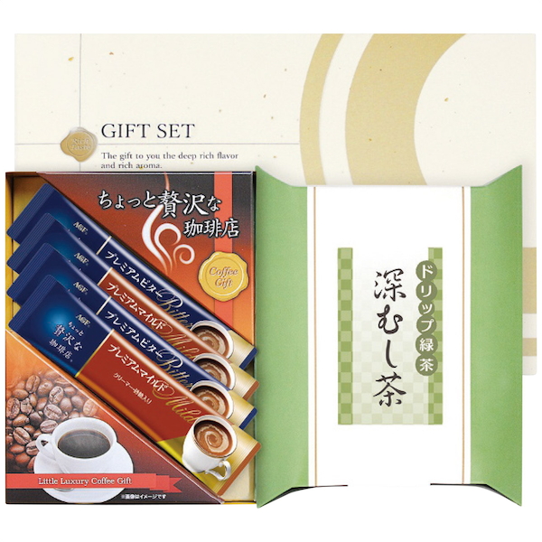 AGFコーヒー・ドリップ緑茶詰合せ