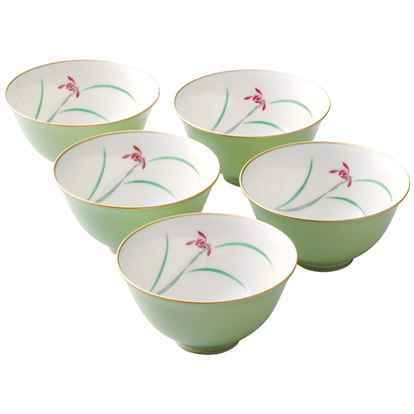 [香蘭社]らん 湯呑揃