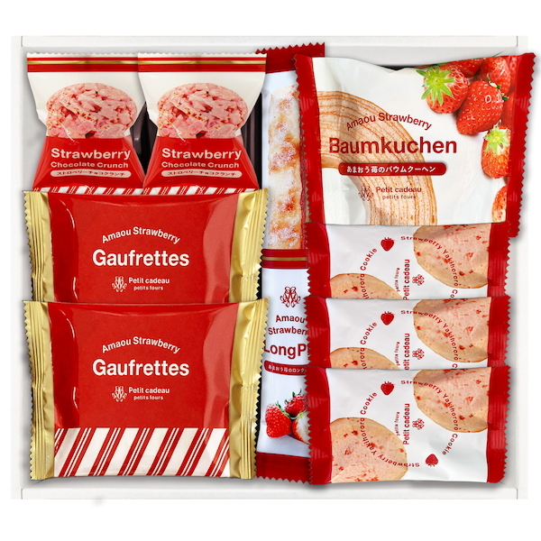 あまおう苺バウムクーヘン＆プチガトー　ギフトボックス