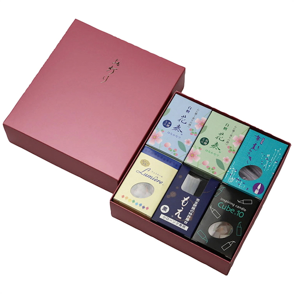 [東海製蝋]燭台・ローソク・線香セット6箱入