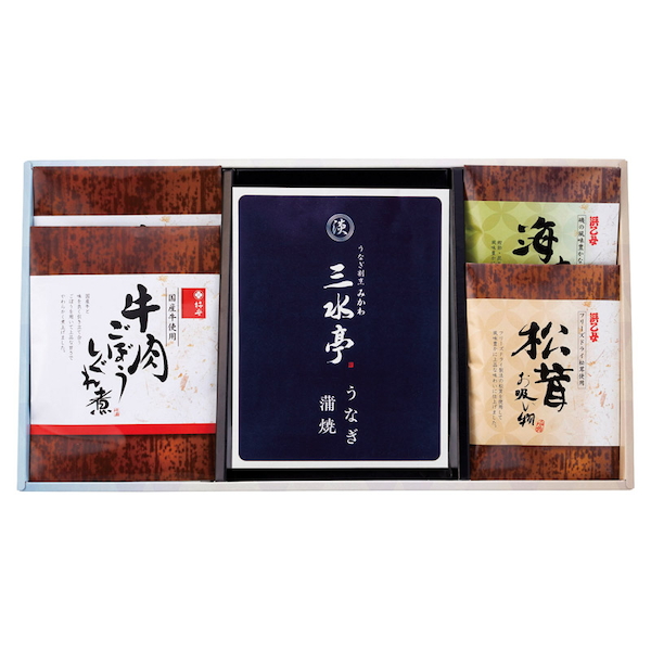 三河一色産うなぎの蒲焼･柿安･お吸物セット