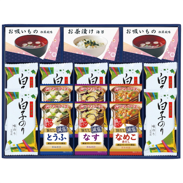 [味之庵]アマノフーズ＆白子味のり詰合せ