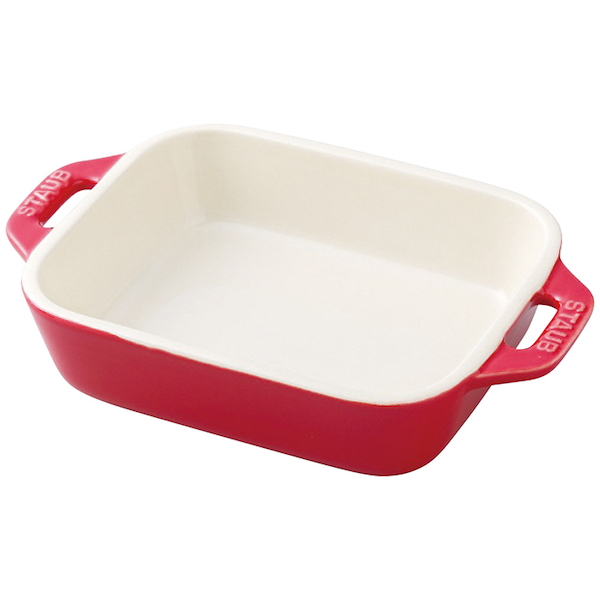 [ストウブ]レクタンギュラーディッシュ(チェリー)