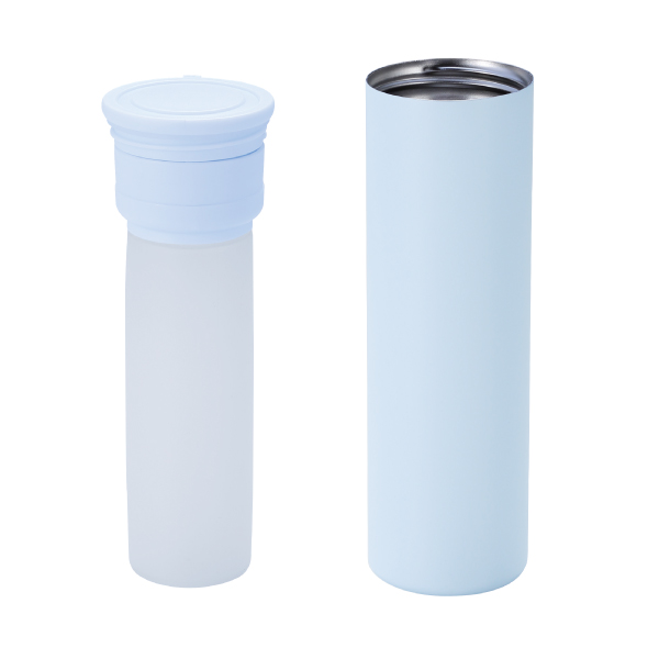 【名入れ】持ち運べるシリコン氷のう（ステンレスケース付き） 96個