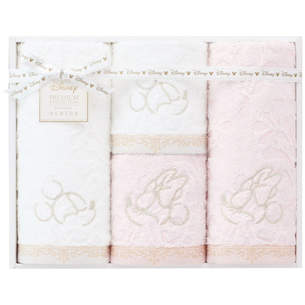 ディズニー　プレミアム フェイス・ウォッシュタオルセット