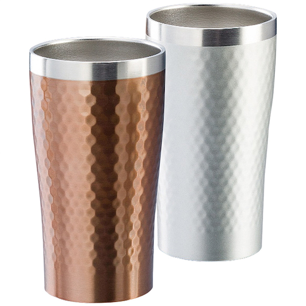 [リュクス]ペアメタルサーモタンブラー340ml