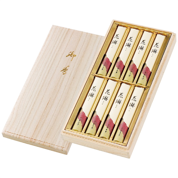 [薫寿堂 ]花琳 桐箱 短寸8束