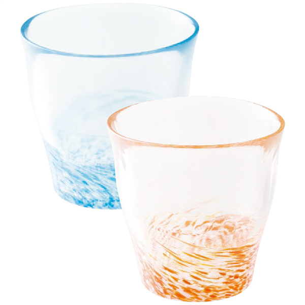 [びーどろ館]ロックグラスペア