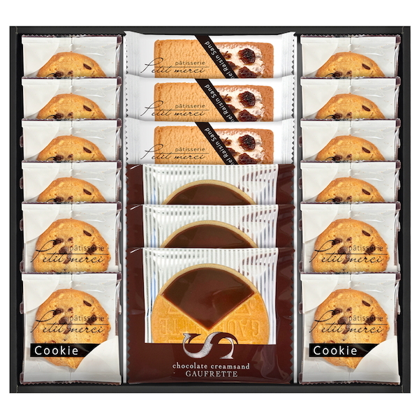 キャラメルレーズンサンド&ざっくりクッキー・ゴーフレット詰合せ