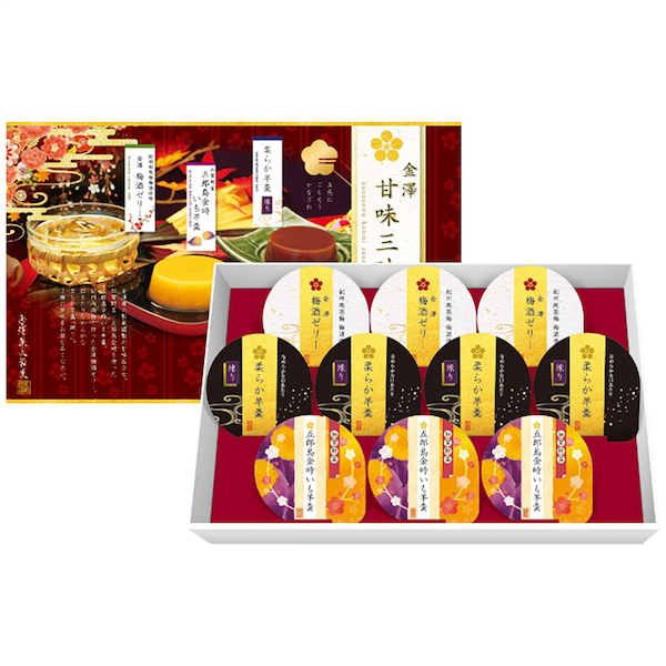 [金澤兼六製菓]10個金澤甘味三昧