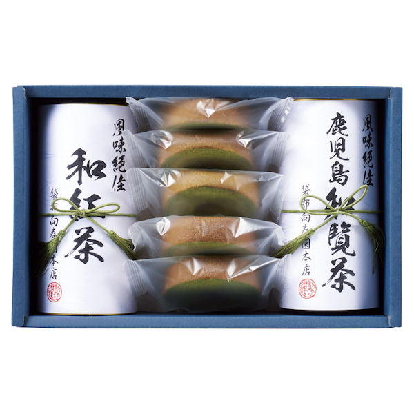 袋布向春園本店日本茶こだわりセット「露」