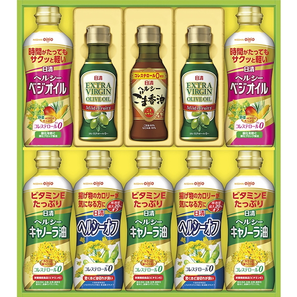 [日清オイリオ]オリーブオイル＆バラエティオイルギフト