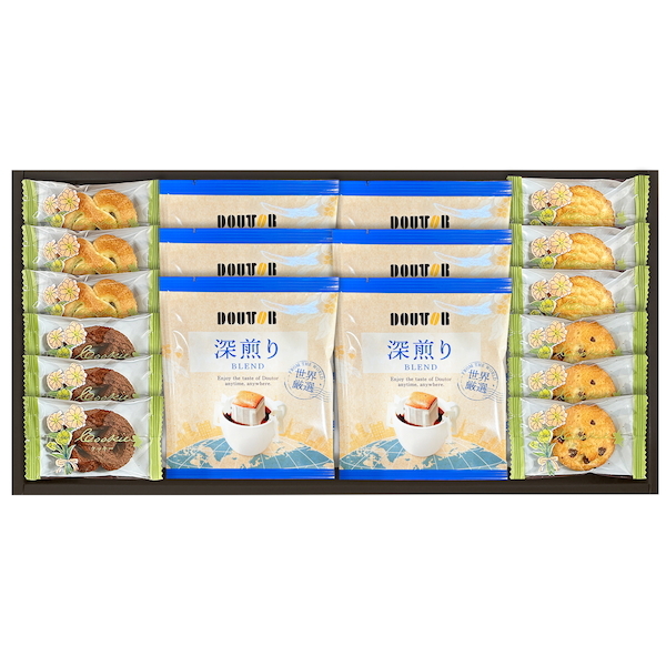 ドトールコーヒと4種類のクッキー詰合せ