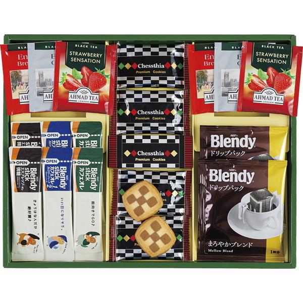 【早割対象10％OFF】[ブレイクタイム]プレミアムギフトクッキー＆コーヒー＆紅茶 通常価格:2,160円(税込)