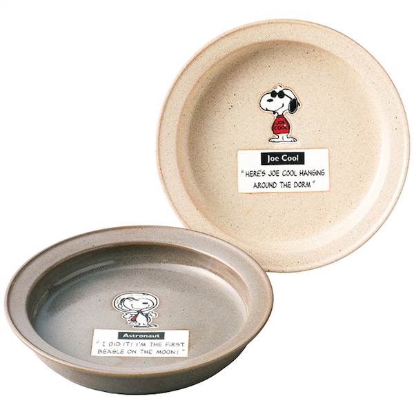 [ピーナッツ]ペアカレー皿Lセット