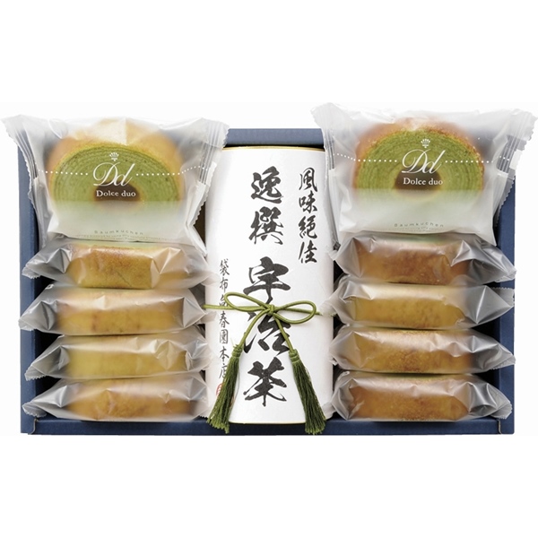 [袋布向春園本店]日本茶こだわりセット「雅」