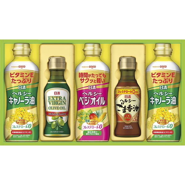 [日清オイリオ]オリーブオイル&バラエティオイルギフト