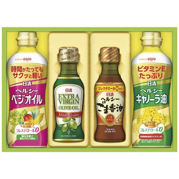 [日清オイリオ]オリーブオイル&バラエティオイルギフト