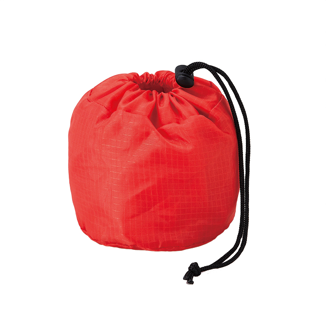 セルトナ・ボール型レジバッグ レッド /ロゴ入れ