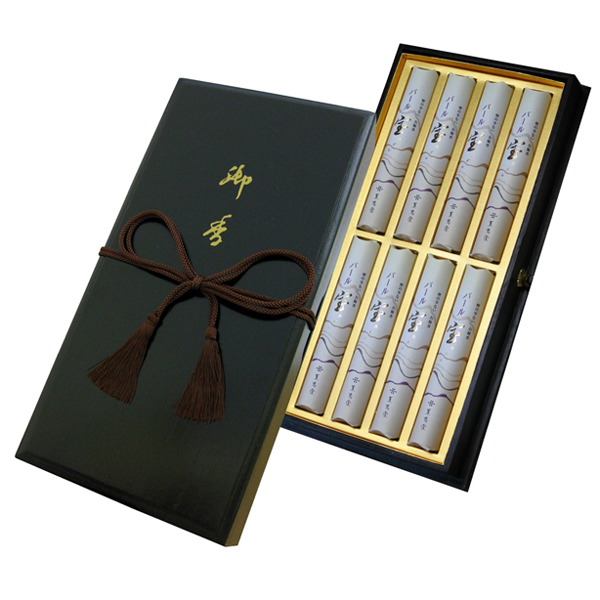 [宝シリーズ]パール宝　桐塗箱　紐付8入[短寸]