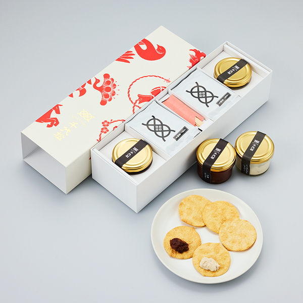 [MUSUBI千代松]玄米のディップせんべい