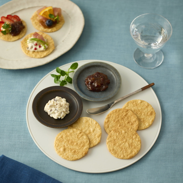 [MUSUBI千代松]玄米のディップせんべい